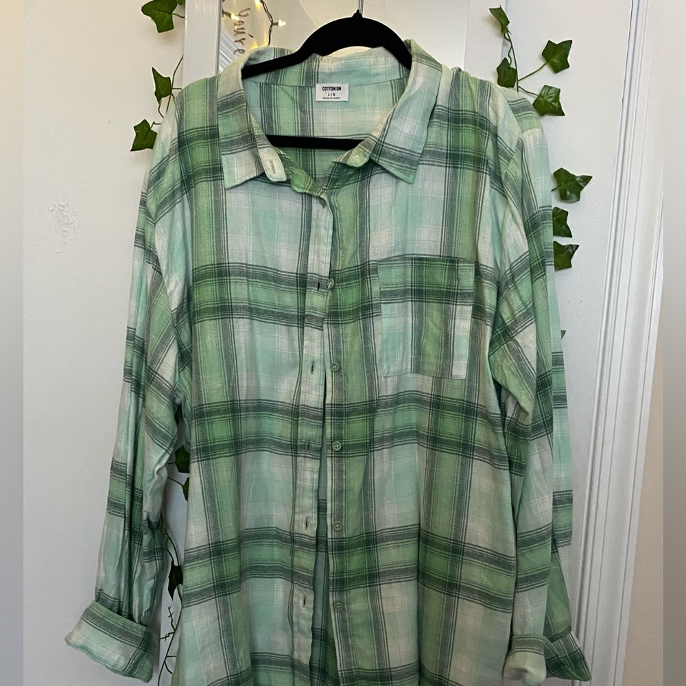 Cotton on flannel
